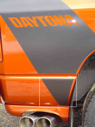 "Daytona" Body Stripe Extension Decals 2005 Dodge Ram Daytona - Click Image to Close